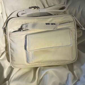 we-ar4 White/Cream Crossbody Bag NWOT